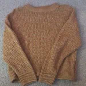 Mustard knit sweater